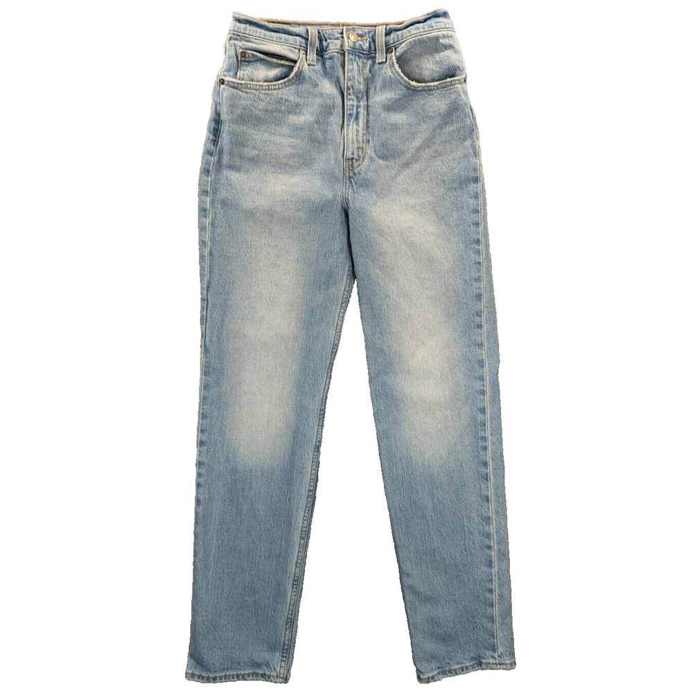 Levi's Jeans 27x31 Women's Light Blue70's High Rise Slim Fit Straight Leg Denim